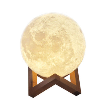 Moderne Holzschreiberhalter -Weihnachtsdekoration: Magnet wiederaufladbare LED -Mondlampe LED -Mondlampe