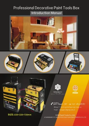 artist paint tools set