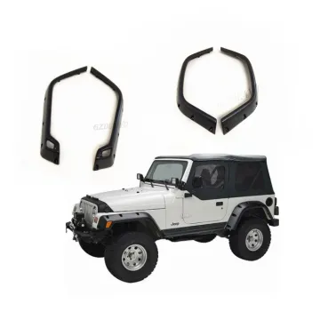 4x4 Offroad ABS Car Wheel Arch Protector Fender Flares for Wrangler TJ 1997-2006
