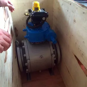 Forged Ball Valve With Pneumatic Actuated