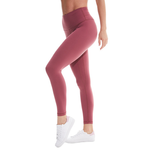 Yoga gimnastu allenamentu leggings cù u pannellu di cuntrollu di panza