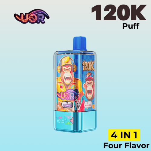 UOR 120000 4 Distinct Flavors Screen Display Vape