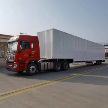 3 Axle Bulk Van Cargo Truck Semi Trailer Box Enclosed