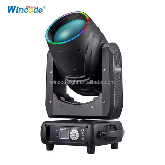 Wincode Beam Moving Head 320W: Multi-Prism Shaking Mobile Head for Events & Concerts