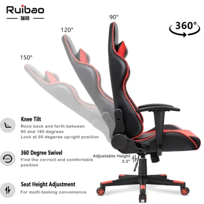 Red Racing Gamer Chair for PC and E-Sports