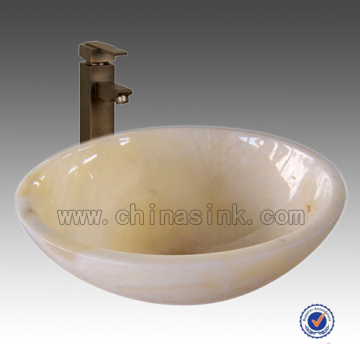 Pink Onyx Countertop Wash Basin