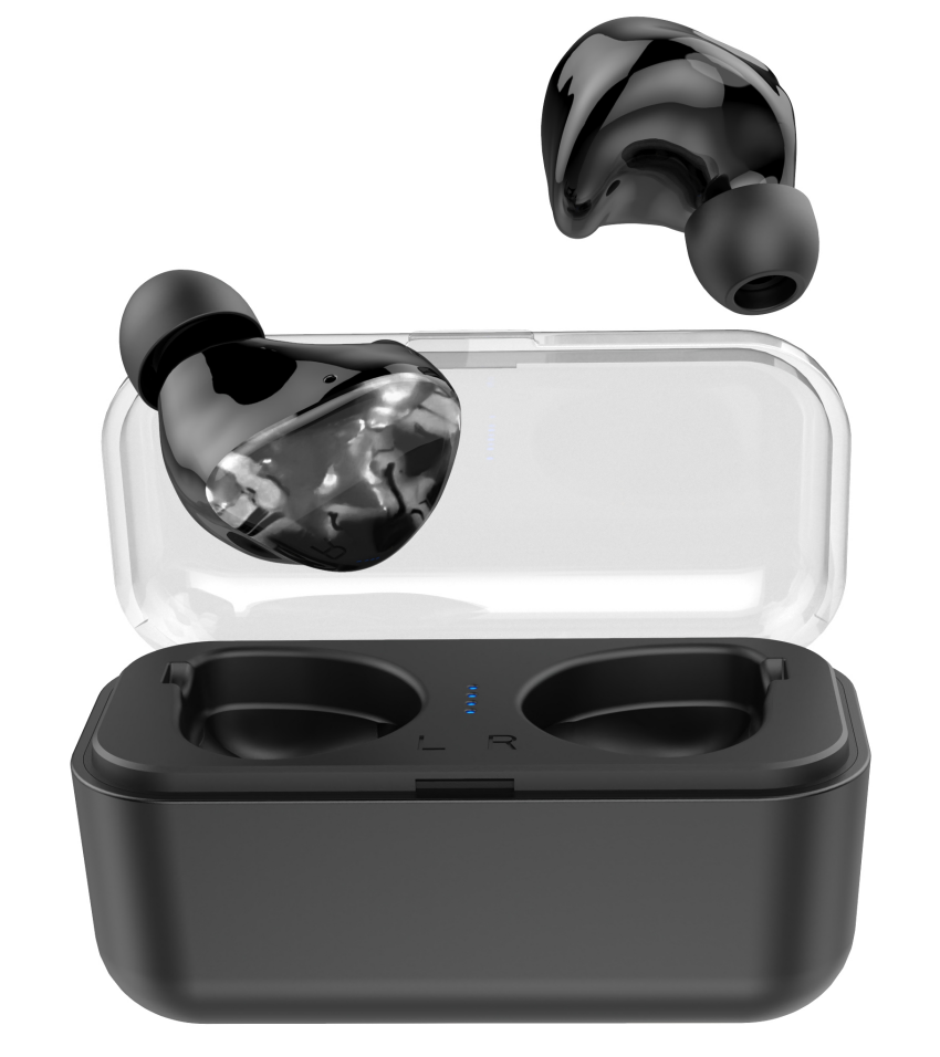 Wireless Earbuds with Wireless Charging Case