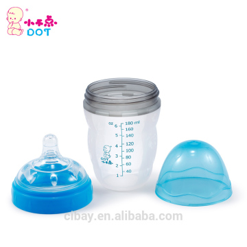Newest PANDA design180ml/240ml silicone feeding bottle