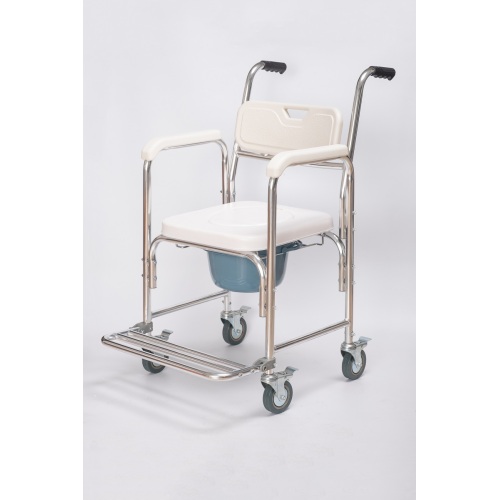 Commode Chair for elderly Mobility Durable Waterproof Accessible Medical Rolling Chair Factory