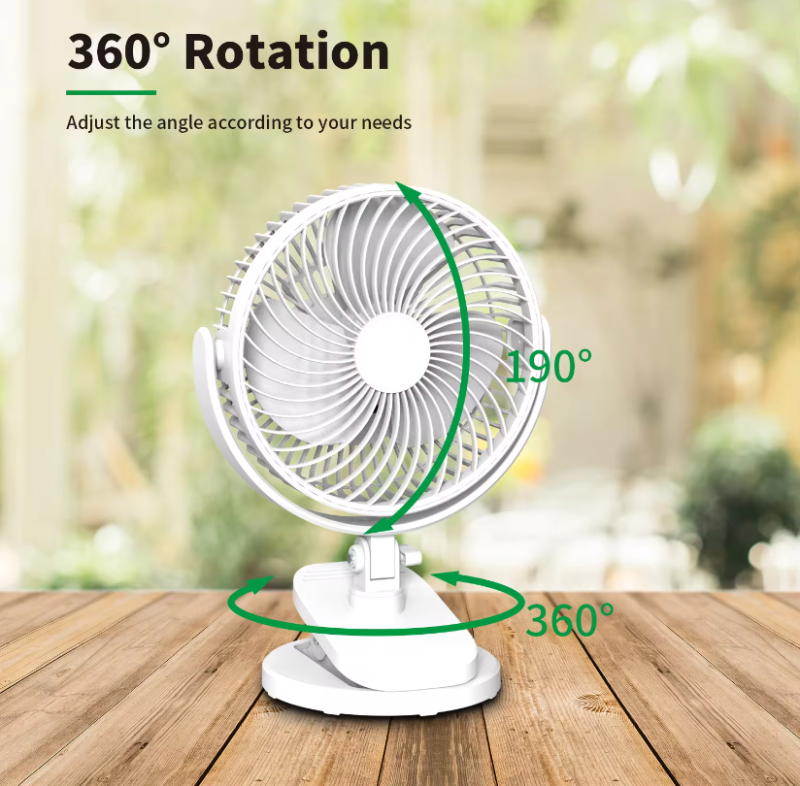 2024 Portable Mini Handheld Fan Custom Logo Desktop fan two wind speed