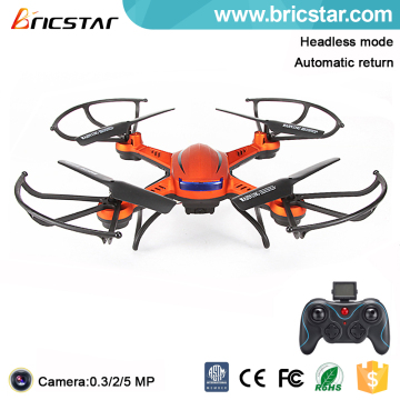 Headless mode 2.4G hexa drone with three camera version for choice.