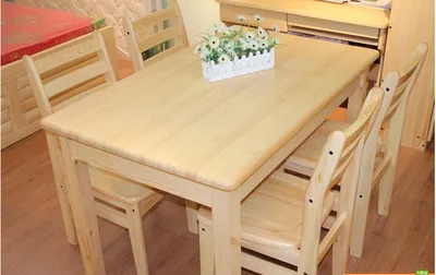 Simple quadrate tea table Small family pastoral tea tea table