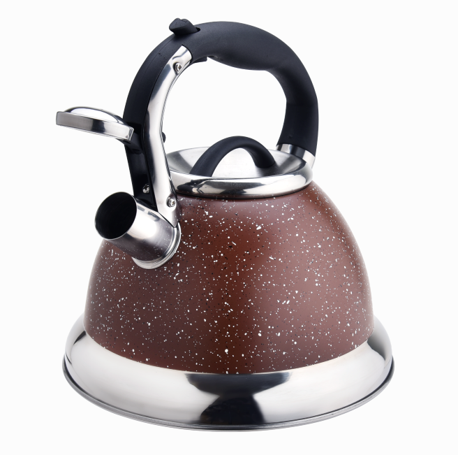 Whistle Kettle Gas Induction Black Marble