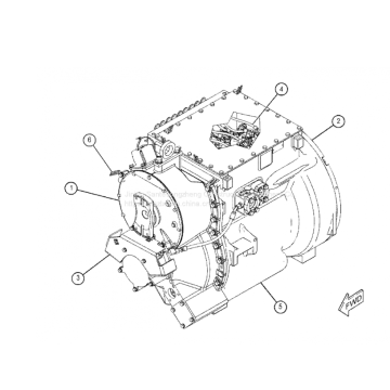 Transmissie-assemblage 714-17-30004 voor WA430-6