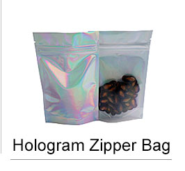 hologram zipper bags