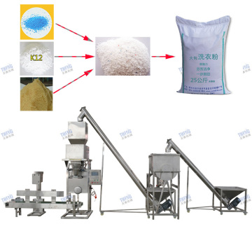 Washing Powder Detergent Mixing and Packing Line
