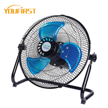 Factory Price 12W 12V Solar Panel DC AC Battery-Powered Portable Garden Fan