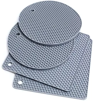 Silicone Trivet Mat for Hot Pots - Foldable and Heat Resistant