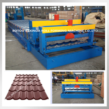 Arc Bias Glazed Porcelain Tiles Cold Roll Forming Machine made in China