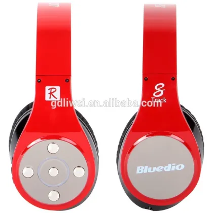 Bluedio R+ Bluetooth headphones Revolution 8 Sound Tracks with Microphone NFC Bluetooth4.0