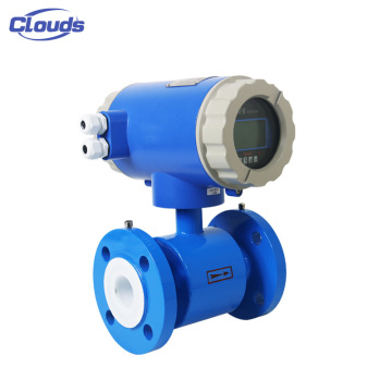 Clouds Flange Type Clamp Flow Meter with Micro Magnetic Electro Converter for Milk and Hart Output: An Electromagnetic Flowmeter Solution