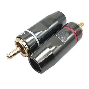 Hot Selling HiFi Audio Phono Subwoofer Speaker with Gold RCA Connectors (Male and Female)