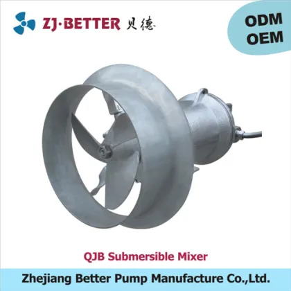 the imported one-service lubricated submersible mixer with factory price