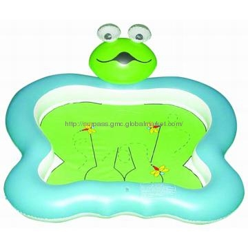 Children PVC Frog Inflatable Swimming Pool