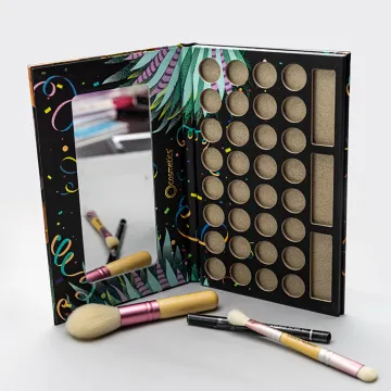 Magnetic Closure Empty Glitter Eyeshadow Palette Package Box