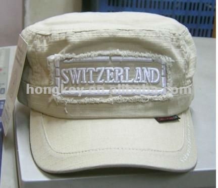 distress military hat