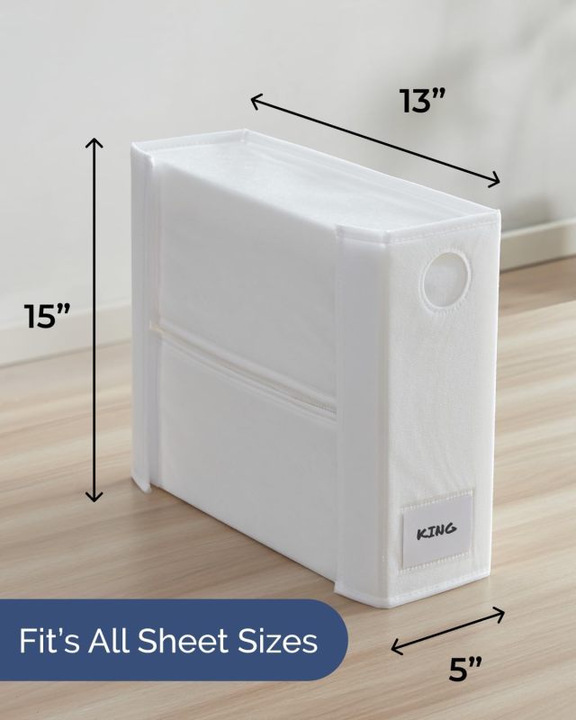 2 Pack Foldable Sheet Organizers