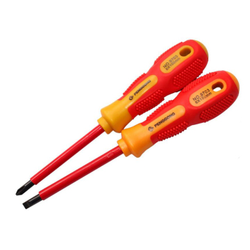 1000V Insulated Screwdriver Set - Phillips Ph0 Ph1 Ph2, Slot Sizes 3mm 5mm 6mm, Lengths 3in 4in 6in