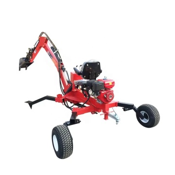 15HP Towable Digger Backhoe with 360 Degree Swing for Mini Excavator Loader - CE Certified