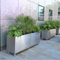 Decorative Tapered Stainless Steel Planters