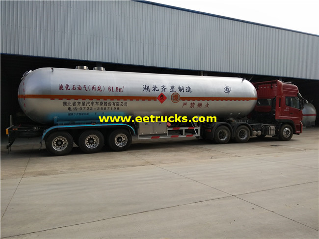 60 CBM Used LPG Semi Trailers