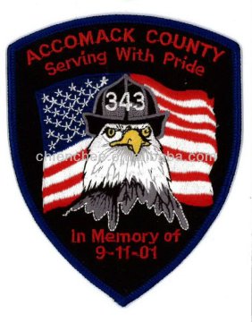 Embroidery Patches - Iron-on In Memory of 911 for Collection (Patch/Emblem/Badge/Label/Crest/Insignia)