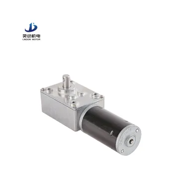 Customizable Pure Copper Mini Motors: High Torque 6V, 12V, 24V Permanent Magnet Brush Motor with Worm Gearbox for Home Appliances