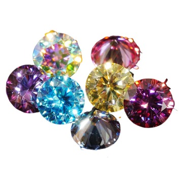 Niestandardowa najwyższej jakości okrągłe zaręczyny Moissanite 1CT Pierścień