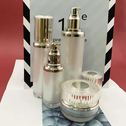 Facial Eye Skincare Serum Essence Cream Set - Refillable Bottles, 100g, On Sale