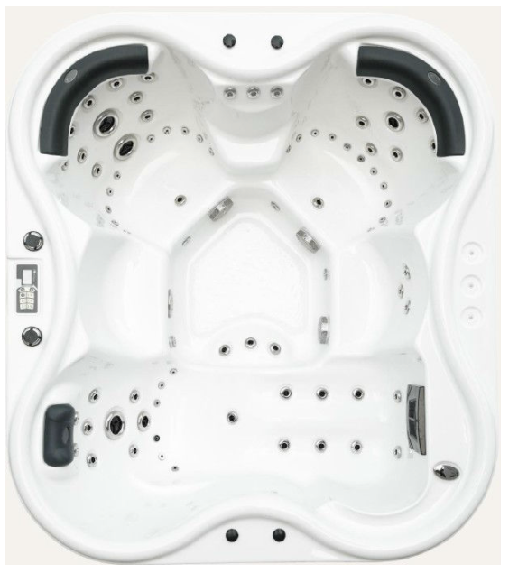 New Design Spa Equipment Jet System Massage Bathtub