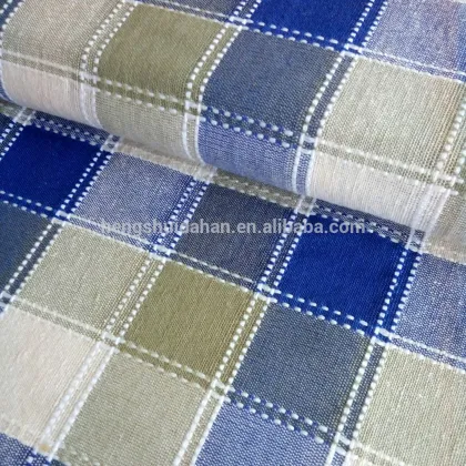 polyester classic big grid navy picnic cloth