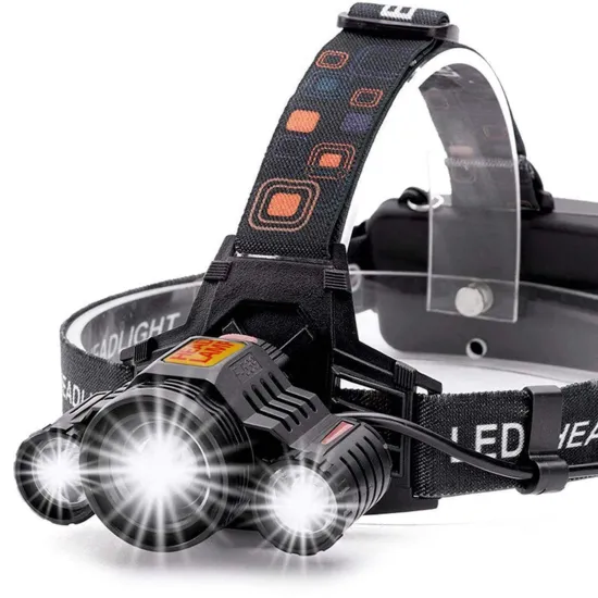 High-Power Rechargeable LED Head Lamp Flashlight for Head