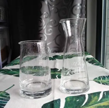 drinking water bubble glass pitcher jug sets