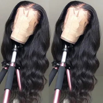 Cheap Wholesale 130% 150% 180% Bleached Knots Wig Virgin Cuticle Aligned Human Hair Lace Frontal Wig Hair Brazilian with Baby