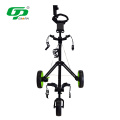 Aluminio de 3 ruedas Golf Push Trolley Cliente Trolley