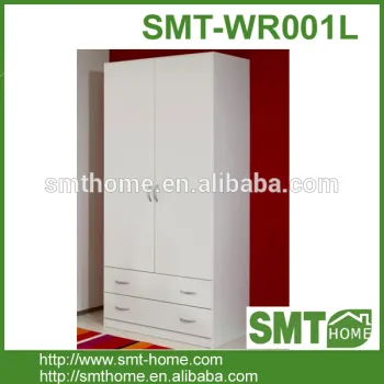 2 door MDF bedroom modern wardrobe