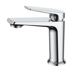 single handle cold and hot water basin mixer