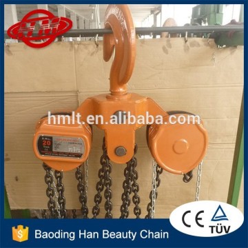 double-pawl braking 50 ton hand chain hoist hsz-c type