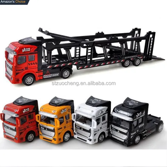 1:50 Scale Diecast Pull-Back Model Car Carriage Container Trailer Truck Toy Vehicle Collection