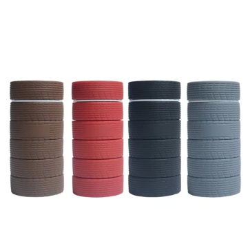 Anpassbare Fitness -Wasserflasche - Silikon -Sportbecher in Autolreifenform
